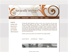 Tablet Screenshot of naturallywithin.com